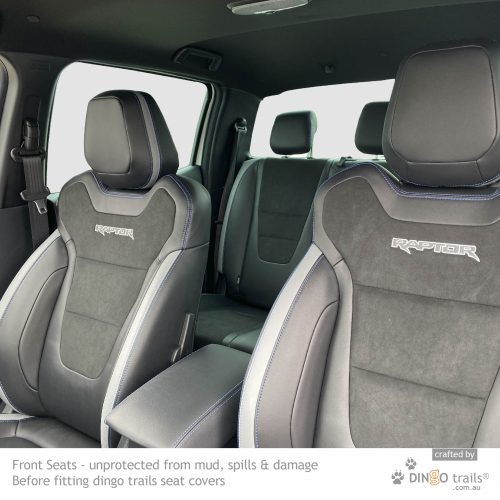 Full Back Front Seat Covers Map Pockets For Ford Ranger Raptor Frg18rt Fb P Dingo Trails - Best Seat Covers For 2019 Ford Ranger