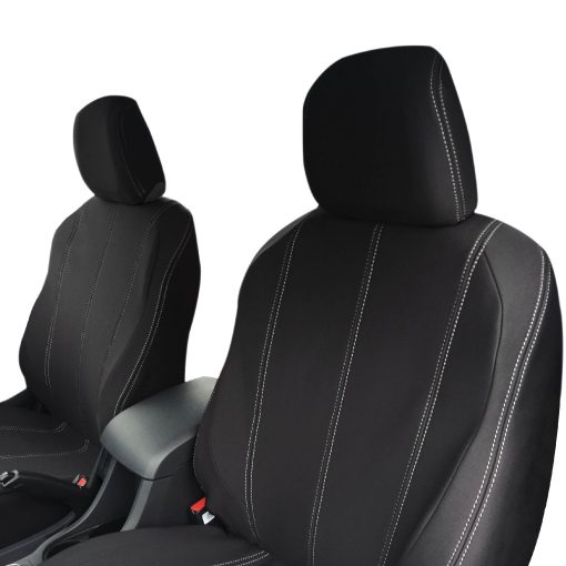Custom Fit, waterproof, neoprene ISUZU MU-X FULL-BACK Front Seat Covers.