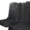 Custom fit, waterproof, neoprene ISUZU MU-X Full-back THIRD ROW Seat Covers.
