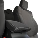 FULL-BACK FRONT & REAR Seat Covers + Zip Armrest Access for Isuzu MU-X (IMX21-FB+Rz)