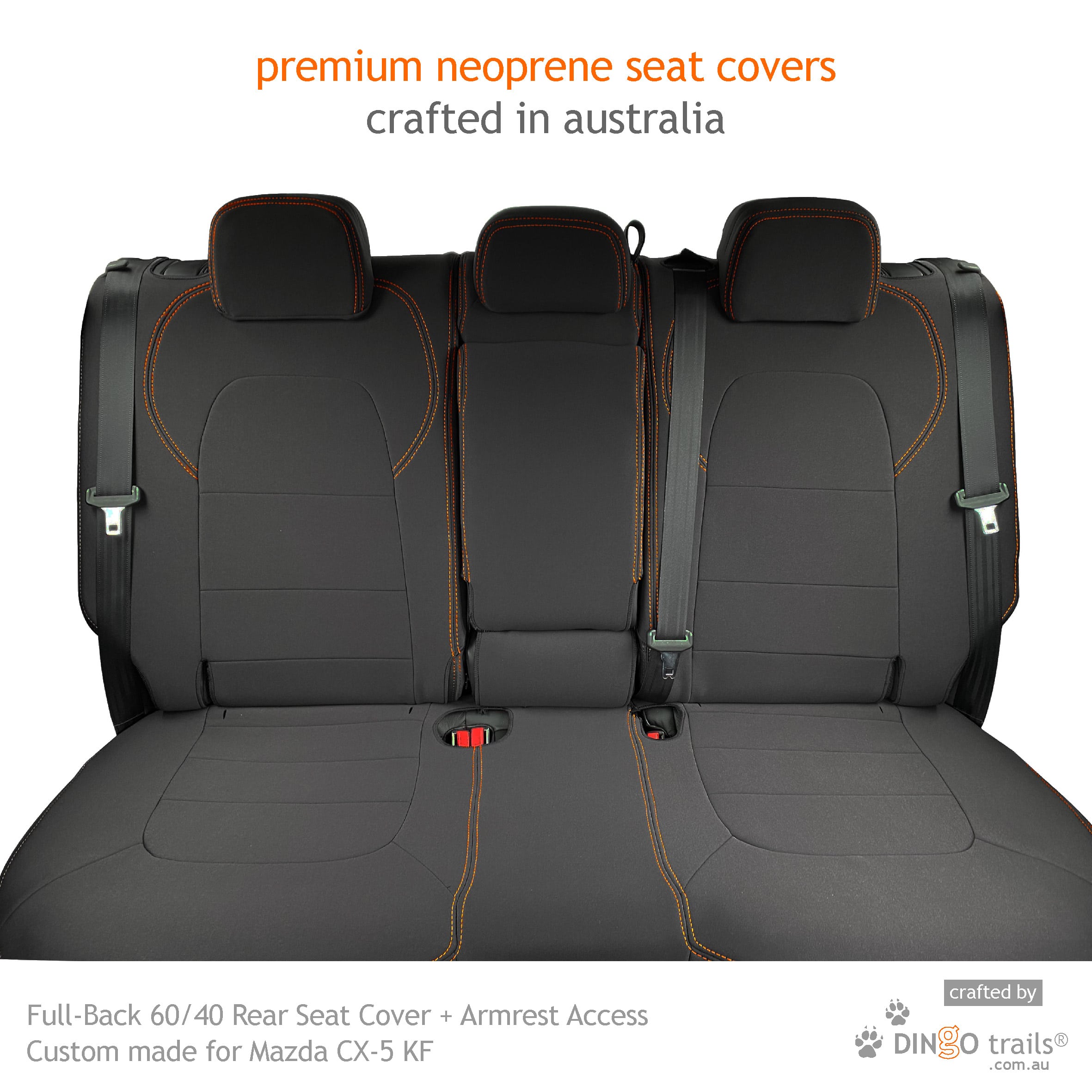 Full Back Rear Seat Cover Armrest For Mazda Cx 5 Mc517 Ra P Dingo Trails - 2019 Mazda Cx 5 Rear Seat Cover