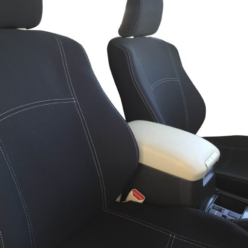 Custom Fit, Waterproof, Neoprene Toyota Prado J150 FULL-BACK Front Seat Covers.