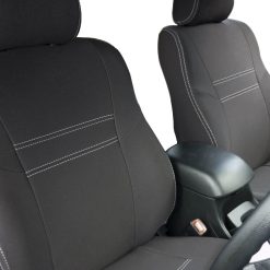 Custom Fit, Waterproof, Neoprene Toyota Hilux MK.7 - Sports FULL-BACK Front Seat Covers.